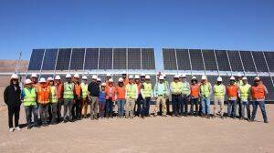 Plataforma solar del desierto