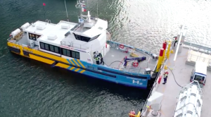 Otorgan primera licencia para abastecer con hidrógeno a embarcación de transporte de pasajeros