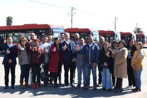 Nueva dotación de buses eléctricos: 214 unidades son destinadas a la zona sur de Santiago