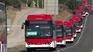 El 50% de la flota de buses públicos en la capital de Chile será eléctrica