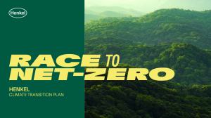Henkel define sus objetivos de cero emisiones netas
